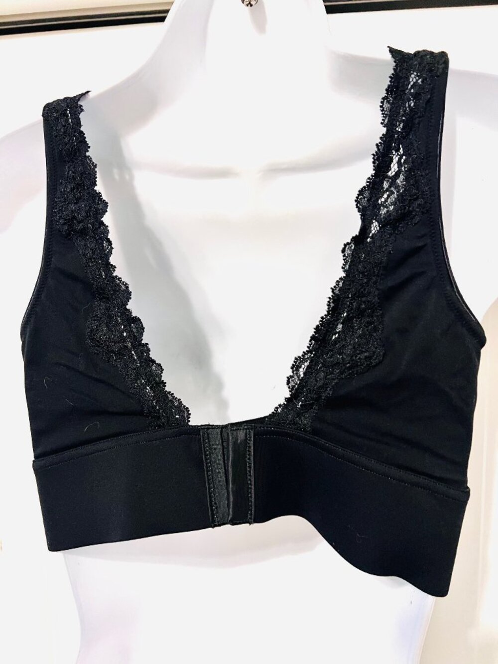 Soma Embraceable Wireless Unlined Lace Bra-Large-Super Soft-Adjustable-Lightweig - Picture 8 of 14